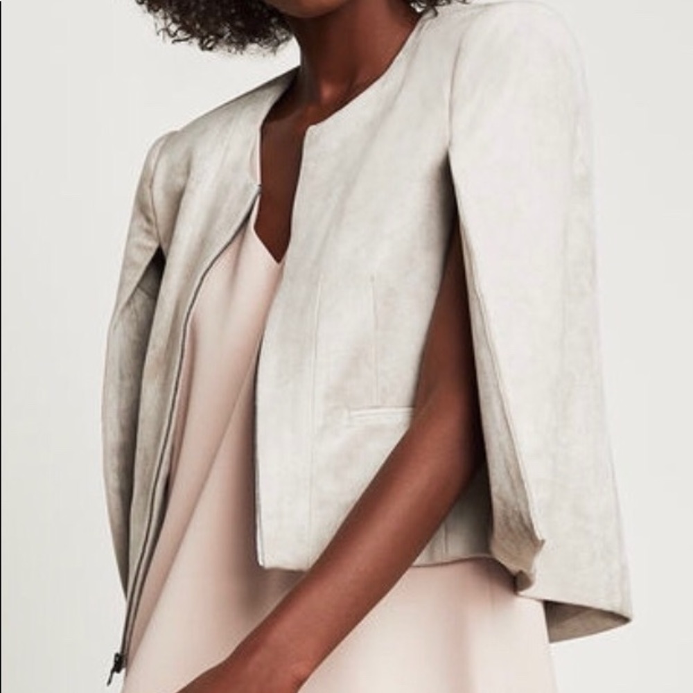 Suede zip up BCBG Maxazria